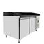 Vaiotec Gastro-Pizzakühltisch, 2-türig schwarz inkl. Gastro-Kühlaufsatz GN 1/3, 1510 × 800 mm, Bild 9