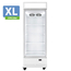 Vaiotec Topline Gastro-Getränkekühlschrank 1 Tür, 570 Liter XL, mit Leuchtaufsatz weiß, 750 × 742 mm