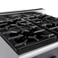 Vaiotec Gastro-Gasherd – 4 Brenner 28,8 kW – offener Unterbau, 700 × 700 mm, Bild 5