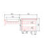 Vaiotec Topline Gastro-Unterbaukühltisch, 4-fach GN 1/1 mit 8 Schubladen, 2245 × 700 mm, Bild 4