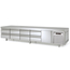 Vaiotec Topline Gastro-Unterbaukühltisch, 5-fach GN 1/1 mit 8 Schubladen, 1 Tür, 2695 × 700 mm