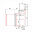 Vaiotec Topline Gastro-Belegstation, 3-fach mit Türen, Edelstahlaufsatz, GN 1/4, 2020 × 600 mm, Bild 2