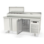 Vaiotec Topline Gastro-Belegstation, 3-fach mit Türen, Edelstahlaufsatz, GN 1/6, 1795 × 700 mm, Bild 2