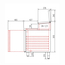Vaiotec Topline Gastro-Belegstation, 2-fach mit Türen, EN 60x40, Edelstahlaufsatz, GN 1/3, 1495 × 800 mm, Bild 2
