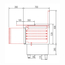 Vaiotec Topline Gastro-Saladette, 2-fach mit Türen, Edelstahldeckel, GN 1/6, 925 × 700 mm, Bild 4