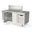 Vaiotec Topline Gastro-Saladette, 3-fach mit Türen, Edelstahldeckel, GN 1/6, 1795 × 700 mm, Bild 3