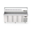 Vaiotec Topline Gastro-Pizzatisch, 4-fach mit Türen, Granitplatte grau, inkl. Gastro-Kühlaufsatz, GN 1/4, 2245 × 700 mm, Bild 2