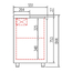 Vaiotec Topline Gastro-Getränkekühltruhe mit 6 Edelstahlschiebedeckeln, 860 Liter, 2970 × 550 mm, Bild 4