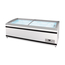 Vaiotec Topline Gewerbe-Tiefkühltruhe 900 mit Glasschiebedeckel, Weiß, LED, 2500 × 885 mm