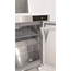 Vaiotec Topline Gastro-Zubereitungstisch, 1-fach mit Tür, Glasklappdeckel, auf Rollen, GN 1/6, 701 × 830 mm, Bild 3