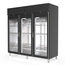 Vaiotec Topline Gastro-Reifeschrank Dry-Aging Schwarz, 2197 Liter, 450 kg Fleisch, 2055 × 850 mm, Bild 2