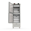 Vaiotec Topline Gastro-Reifeschrank Dry-Aging 2 Zonen, Edelstahl, Abtropfen und Trocknen, 245 + 245 Liter, 680 × 735 mm, Bild 2