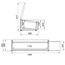 Vaiotec Gastro-Kühlaufsatz mit Edelstahldeckel, 5 x GN 1/3 + 1 x GN 1/2, 1480 × 395 mm, Bild 3
