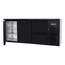 Vaiotec Gastro-Barkühltisch schwarz, 2 Türen & 2 Schubladen – 425 l, 2005 × 520 mm, Bild 2