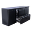 Vaiotec Gastro-Barkühltisch schwarz, 1 Tür & 4 Schubladen – 425 l, 2005 × 520 mm, Bild 2