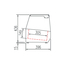 Vaiotec Topline Gastro-Kühlaufsatz mit Glasabdeckung 7xGN1/3, 1795 × 396 mm, Bild 2
