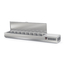 Vaiotec Topline Gastro-Kühlaufsatz mit Edelstahldeckel 9xGN1/4, 2020 × 336 mm