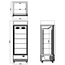 Vaiotec Topline Gastro-Getränkekühlschrank 1 Tür, 570 Liter XL, mit Leuchtaufsatz schwarz, 750 × 742 mm, Bild 11