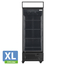 Vaiotec Topline Gastro-Getränkekühlschrank 1 Tür, 570 Liter XL, mit Leuchtaufsatz schwarz, 750 × 742 mm, Bild 2
