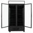 Vaiotec Topline Gastro-Getränkekühlschrank 2 Türen, 870 Liter XL, mit Leuchtaufsatz schwarz, 1090 × 742 mm, Bild 5