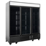 Vaiotec Topline Gastro-Getränkekühlschrank 3 Türen, 1610 Liter XL, mit Leuchtaufsatz schwarz, 1919 × 742 mm, Bild 4