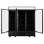 Vaiotec Topline Gastro-Getränkekühlschrank 3 Türen, 1610 Liter XL, mit Leuchtaufsatz schwarz, 1919 × 742 mm, Bild 5