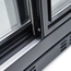 Vaiotec Gastro-Barkühlschrank schwarz, 3 Glasschiebetüren, Höhe 900 mm, 1350 × 520 mm, Bild 4