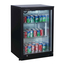 Vaiotec Gastro-Barkühlschrank schwarz, 1 Glastür, Höhe 900 mm, 600 × 520 mm