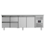 Vaiotec Gastro-Kühltisch, 2 Türen & 4 Schubladen – Monoblock, 2230 × 700 mm