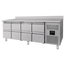 Vaiotec Gastro-Kühltisch, 8 Schubladen inkl. Aufkantung – Monoblock, 2230 × 700 mm, Bild 2