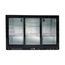 Vaiotec Gastro-Barkühlschrank schwarz, 3 Glasschiebetüren, Höhe 840 mm, 1350 × 520 mm, Bild 2
