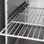 Vaiotec Salattheke, 2-fach mit Türen, Glasaufbau, für 4x GN 1/1 grau, 1500 × 800 mm, Bild 3