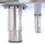 Vaiotec Salattheke, 2-fach mit Türen, Glasaufbau, für 4x GN 1/1 grau, 1500 × 800 mm, Bild 5