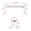 Vaiotec Topline Gastro-Wärmebrücke, 1 Etage, 1300 × 300 mm, Bild 2