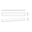 Vaiotec Topline Aufkantung 100 mm für Arbeitstische, 1500 × 20 mm, Bild 2