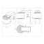 Vaiotec Gastro-Teigknetmaschine abnehmbarer Kessel – 30 Liter, 400 Volt, 2 Geschwingkeiten, 795 × 445 mm, Bild 6