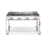 Hendi Grillsystem Green Fire mit 4 Brennern, Profi Line, mit Rollengestell, Hellgrau, 22kW, 1400x612x(H)825mm, Bild 3
