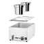 Hendi Set: Bain-Marie Ranger + 2x 4L Container mit Deckel, 8L, 220-240V/1000W, 604x332x(H)315mm, Bild 9