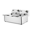 Hendi Friteuse Kitchen Line - 2x6L, Kitchen Line, 12L, 230V/6600W, 550x430x(H)305mm, Bild 3