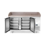Arktic Pizzakühltisch mit Granitarbeitsplatte, 2-türig, 250L, Granit, 230V/250W, 1510x800x(H)875mm, Bild 4