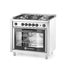 Hendi Gasherd - 5 Kochfelder mit Elektroofen, Kitchen Line, Silber, 230V/2900W, 14,3kW, 900x653x(H)900mm, Bild 3