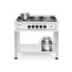 Hendi Gasherd - 5 Kochfelder, offener Unterbau, Kitchen Line, 14,3kW, 900x640x(H)910mm, Bild 4