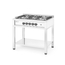 Hendi Gasherd - 5 Kochfelder, offener Unterbau, Kitchen Line, 14,3kW, 900x640x(H)910mm, Bild 3
