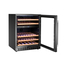 Arktic Weinkühler, 2 Zonen, 46 Flaschen, Schwarz, 570x595x(H)820mm, Bild 5