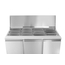 Arktic Saladette, dreitürig 380 L, 230V/310W, 1390x702x(H)888mm, Bild 3