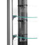 Arktic Kuchenvitrine, rund 100L, 100L, 230V/210W, ⌀480x(H)1065mm, Bild 5