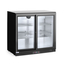 Arktic Kühlschrank hinten mit doppelten Schiebetüren, 158L, Schwarz, 220-240V/160W, 900x520x(H)865mm, Bild 3