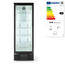 Arktic Kühlschrank hinten mit einer Tür, 243L, Schwarz, 220-240V/195W, 600x530x(H)1820mm, Bild 3