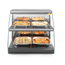 Hendi Warmhaltevitrine mit Quarzheizung, 2 Regalböden, 230V/560W, 650x485x(H)630mm, Bild 3