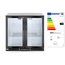 Arktic Kühlschrank mit doppelter Tür auf der Rückseite, 158L, Schwarz, 220-240V/160W, 900x530x(H)870mm, Bild 3